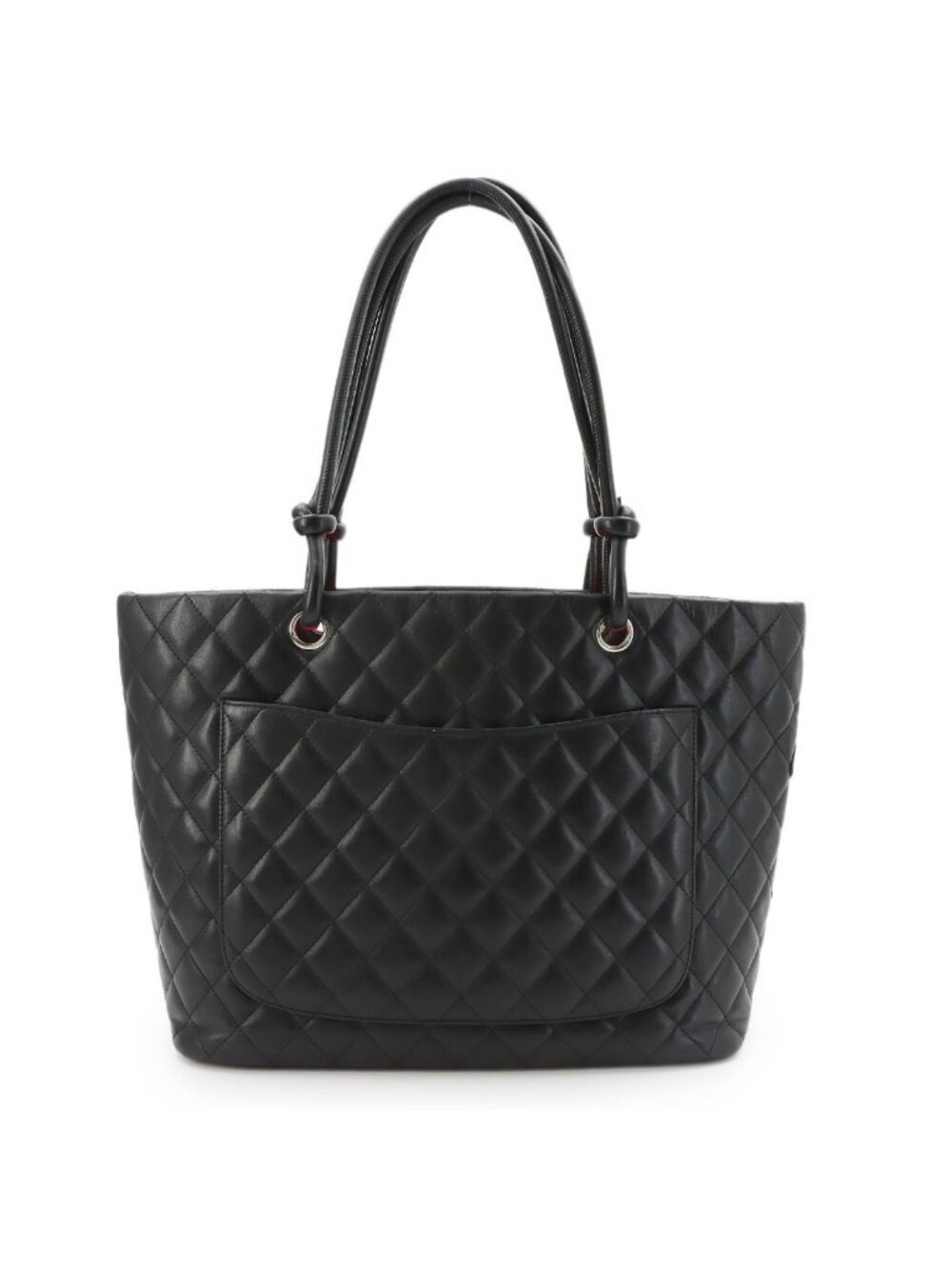 Chanel Cambon Line Large Tote Calfskin Black - Picture 2 of 10